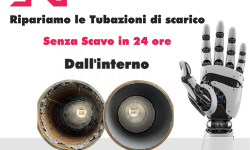 Risanamento Tubazioni di scarico alle fognature in 24 ore
